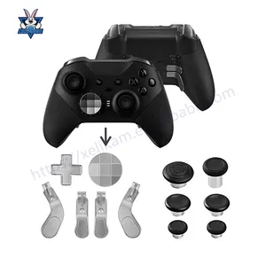 CoolRabbie Metal Alloy Joystick Analog Thumbstick Controller Replacement Button Set For XBox One Elite Series 2 Controller Mod