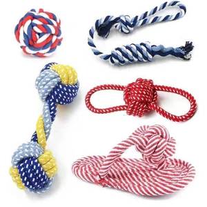 Juguete de Cuerda de Algodón Resistente a Mordidas y para la Dentición de Perros, Diseño Interactivo de Dibujos Animados, para Perros Pequeños y Medianos - Product Image 5