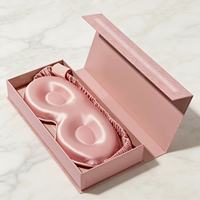 Antifaz de Seda 3D de Lujo Personalizado, Grado 6A, con Correa Ajustable, Sin Presión en los Ojos, 100% Bloqueo de Luz, Caja de Regalo