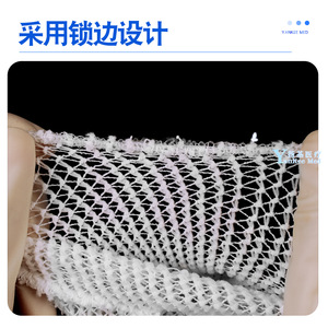 Bandeau élastique en maille Hongsheng, couvre-tête médical, pour adultes et enfants, blanc, à usage unique, origine Jiangsu - Product Image 4