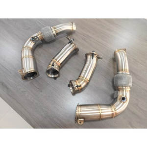 BMW BMW F95 Downpipe F96 S68 4.4T iniş borusu için yarış iniş borusu - Product Image 5