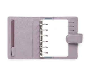 Mini-reliure à anneaux en similicuir PU, carnet de notes en cuir, Agenda, planificateur, organisateur, <span class=keywords><strong>Budget</strong></span> A5 A6 - Product Image 3