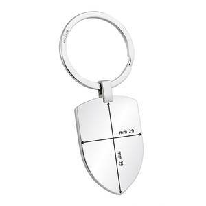 Portachiavi in Metallo con Moschettone, Anello Portachiavi e Bandierina in Metallo, Resistente ed Elegante - Product Image 2