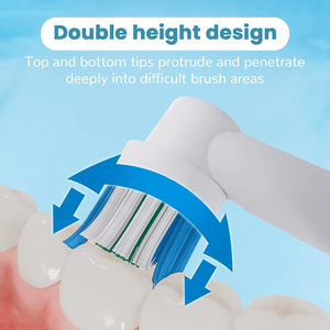 Têtes de brosse à dents électriques à poils doux, têtes de rechange pour un meilleur nettoyage et des soins dentaires sains - Product Image 3