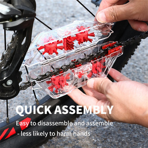 YOUME Nettoyeur <span class=keywords><strong>de</strong></span> chaîne <span class=keywords><strong>de</strong></span> vélo en plastique/ABS durable, brosses pour vélo, outil <span class=keywords><strong>de</strong></span> lavage, <span class=keywords><strong>kit</strong></span> <span class=keywords><strong>de</strong></span> <span class=keywords><strong>nettoyage</strong></span> pour le cyclisme en montagne - Product Image 3