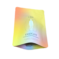 Individuell Bedruckter Logo-Beutel Wiederverschließbarer Mylar Geruchsdichter Essbarer Pilz-Gummibärchen-Beutel Aluminiumfolie Ziplock Standbeutel Mylar-Beutel