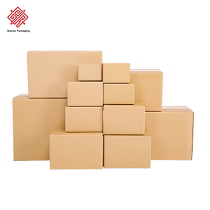 Baoren Silver Sellado automático Laptop Caja de envío Joyería Plegable Caja de embalaje móvil Cajas de papel de envío de cartón corrugado - Product Image 3