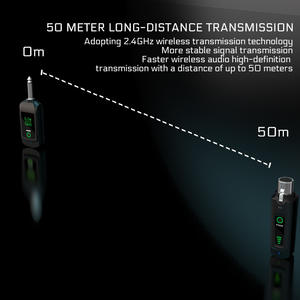 Sistema de micrófono de mano con patrón Polar cardioide dinámico, nuevo conector XLR de conversión inalámbrica con cable, regalo de <span class=keywords><strong>Granada</strong></span> de plástico - Product Image 3