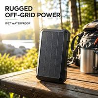 Panneau solaire Foldsun ETFE-169.2*116.2MM PERC, efficacité 23%, 3W 2.5V, sortie USB, chargeur portable, batterie externe pour smartphone, camping