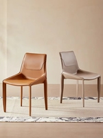 Chaises de salle à manger en cuir véritable VL Modern Home Furniture pour restaurant, hôtel, banquet