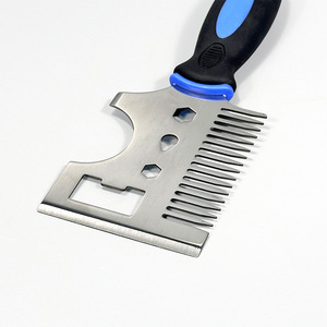 Espátula de Acero Inoxidable 420 en Forma de Peine, Hoja Recta de 8 Pulgadas para Limpieza de Rodillos y Aplicación de Pintura - Product Image 3