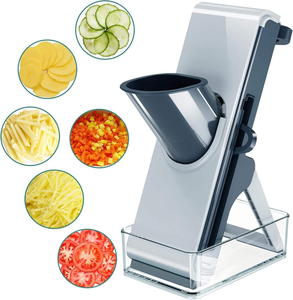 Cortador de Verduras Manual, Multiusos, Ecológico, de Plástico, con Cuchillas de Acero Inoxidable - Product Image 1