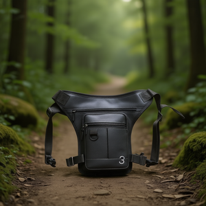 Borsa da gamba elegante in tessuto di pelle impermeabile 32x34x19cm per uso esterno - Product Image 2