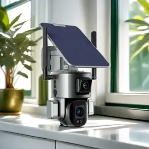 Солнечная панель, проводная система 8 МП, пуля, оптовая продажа, новейший источник питания ptz, корпус, специальная камера видеонаблюдения