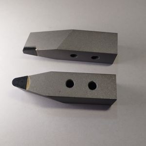 70*18*18r0,3-r3 CBN с покрытием CBN двойной Наклонный нож для обработки белого чугуна и цементированного карбида - Product Image 4