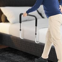 Barres d'appui réglables en hauteur, certifiées CE, blanches, en acier, pour personnes âgées et femmes enceintes, capacité de 150 kg