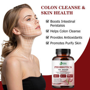 Hot Sale Probiotic for Women Capsules with Prebiotics Fiber Blend Promotes Nutrient Absorption Supports Colon Cleanse Capsules - Product Image 4