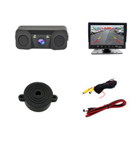 Caméra de recul 12V étanche pour véhicule, mini-radar de stationnement haute définition trois-en-un, unité intégrée pour vision automobile