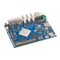 Carte mère NanoPC-T6 Plus SBC utilisant Rockchip RK3588 avec LPDDR5, capacité améliorée jusqu'à 32 Go, interfaces MIPI DSI/CSI, deux ports 2.5GbE