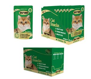 נימואו חיית מחמד מזון רטוב לחתולים חטיפים עוף סלמון בשר עוף סלמון כמזון מיוחד לחתולים עם מוצרי בשר בקר סלמון - Product Image 2