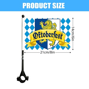 Lễ Hội bia Munich nổi bật cờ xe đạp với hoa văn hợp thời trang tôn tạo Cờ cá nhân của các đội đi xe đạp - Product Image 2