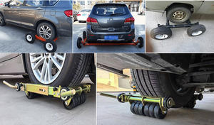 Auto Rangierhilfe Anhänger Werkzeug 4T Manganstahl Verzinkte Stange Verschiebewerkzeug Auto Rad Ladehub Rangierwagenheber - Product Image 6