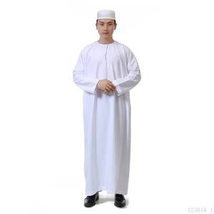 Choli transpirable antiestático para hombre, el más vendido, con cuello redondo bordado, estilo árabe de Oriente Medio para primavera - modelo - Product Image 1