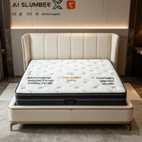Matelas intelligent moderne et durable Ai Slumber X King, chauffant, écologique, épaisseur moyenne, pour chambre à coucher, hôtel, école, hôpital, 26 cm d'épaisseur