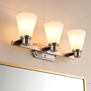 3 Light Modern <b>Vanity</b> Lighting Fixtures High Quality Living Room Mirror Light Wall Mounted Chrome Finish <b>LED</b> Wall Lamp Cylinder - Product Image 4