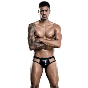 Sous-vêtement Sexy pour hommes, lingerie jockstrap g, string, culotte en polyester épice, tanga