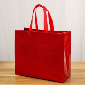 Custom <b>Printed</b> Logo Reusable Foldable PP Coated Laser Non-Woven Fabric Bags - Product Image 5