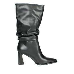 Bottines mi-mollet pour femme Laura Biagiotti, noires, taille 41 - Product Image 4