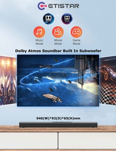 <span class=keywords><strong>Barre</strong></span> <span class=keywords><strong>de</strong></span> <span class=keywords><strong>son</strong></span> Bluetooth ETISTAR <span class=keywords><strong>Dolby</strong></span> <span class=keywords><strong>ATMOS</strong></span> 3.1.2 canaux 140W avec caisson <span class=keywords><strong>de</strong></span> basses intégré, systèmes <span class=keywords><strong>de</strong></span> cinéma maison, télécommande, <span class=keywords><strong>barre</strong></span> <span class=keywords><strong>de</strong></span> <span class=keywords><strong>son</strong></span> TV ODM - Product Image 4