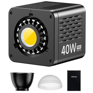 ไฟวิดีโอ <span class=keywords><strong>Ulanzi</strong></span> 40W Pro พร้อมไฟ Bi-Color Cob ขนาดเล็กแบบ Bowens Mount ช่วงสี 2500K-6500K พอร์ต Dc Type-C แบตเตอรี่ 3400mAh สำหรับการถ่ายภาพ - Product Image 1