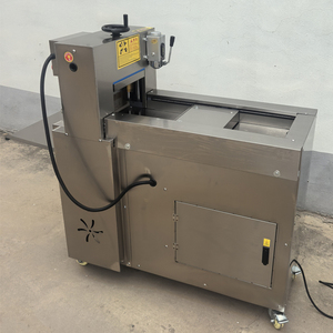 Large Scale CNC <strong>Mutton</strong> Roll Cutting <strong>Machine</strong> Adjustable Thickness Frozen Beef Pork Lamb <strong>Meat</strong> Roll Bacon Slicer 220V New Condition - Product Image 4