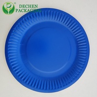 Direct van de fabrikant: 6, 7 en 9 inch papieren borden, wegwerpbaar, voor verjaardagstaart, fruit, barbecue, bulkverpakking