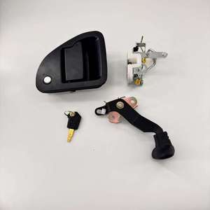 Ensemble de verrouillage de porte de cabine avec poignée pour excavatrices Caterpillar, compatible avec les modèles E305.5E E306E2, Pièces de machines de construction - Product Image 1