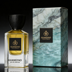Flacon <span class=keywords><strong>de</strong></span> <span class=keywords><strong>parfum</strong></span> <span class=keywords><strong>vide</strong></span> <span class=keywords><strong>de</strong></span> luxe, nouveau, en verre mat à fond épais, carré, avec capuchon serti, 30ml 50ml, avec couvercle en bois et boîte cadeau - Product Image 2