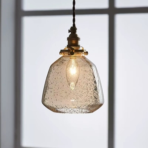 Luminaires suspendus modernes en or pour îlot de cuisine, luminaire suspendu avec abat-jour en verre transparent pour salle à manger, entrée - Product Image 3