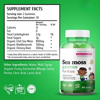 Gummies de soutien immunitaire à prix d'usine - Complément alimentaire en forme d'oursons gélifiés à la mousse de mer pour enfants