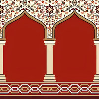 Tapis de prière personnalisé en peluche antidérapant pour mosquée, noué à la main en polyester, taille et motif personnalisables