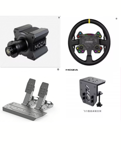 Ensemble simulateur de jeu de course Moza R9+RS V2+SRP2 avec double pédale et support de bureau R9 <span class=keywords><strong>V3</strong></span>, volant Cs V2p - Product Image 1