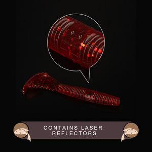 Fish king – leurre de pêche en Silicone Rer-8 #, Wobbler Bass, appât artificiel souple, brochet, saumon, vie comme leurre, <span class=keywords><strong>outil</strong></span> de pêche 30 pièces/sac - Product Image 5