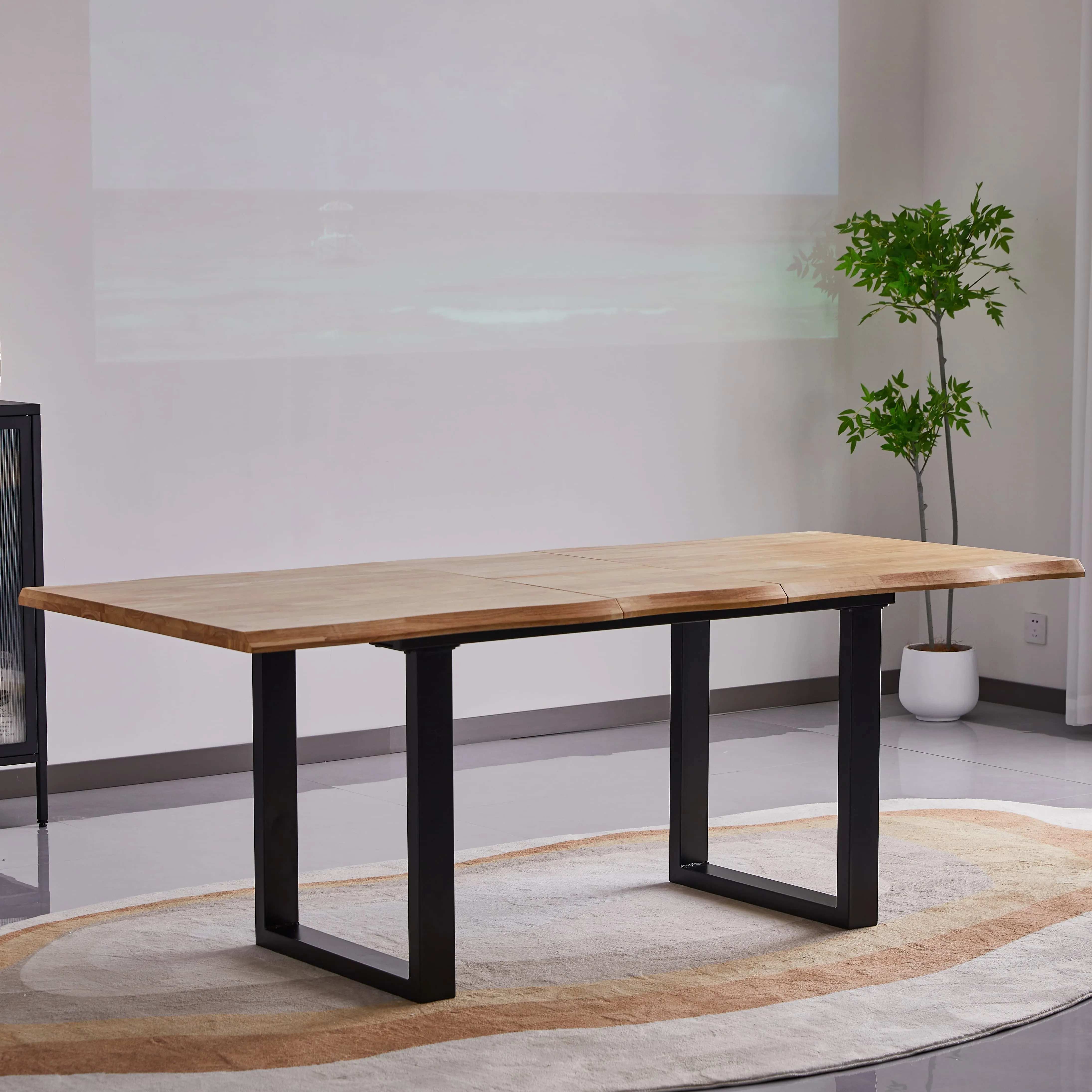 Muebles de comedor modernos, mesa de comedor de mármol de lujo rectangular nórdica, juego de mesa de comedor con sillas a la venta