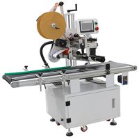 Machine d'étiquetage à angle plat automatique, contrôle PLC, sac en plastique auto-adhésif, boîte en carton alimentaire, autocollant