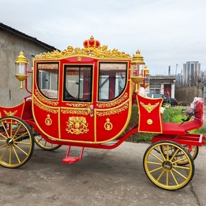 Chariot à cheval climatisé Queen Ride / Buggy de la famille royale, calèche électrique antique de style européen - Product Image 3