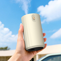 Diffuseur de parfum sans eau violet PR-66E, désodorisant portable pour voiture, mini nébuliseur d'huiles essentielles à piles pour la maison