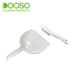 Escoba de empuje con mango largo, cerdas de escoba de goma y silicona con escurridor para pelo de mascotas, alfombra, azulejo de madera dura, limpieza - Product Image 5