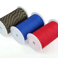 Cordon de parachute tressé en nylon à 7 âmes intérieures, résistant à l'usure, pour camping en extérieur, survie, bracelet DIY, ligne de maintien de tente, couleurs personnalisées
