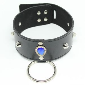 Collar de cuello sexual de piel de vaca para adultos collar de cuello sexual para mujeres collar de cuello esclavo de bondage - Product Image 6